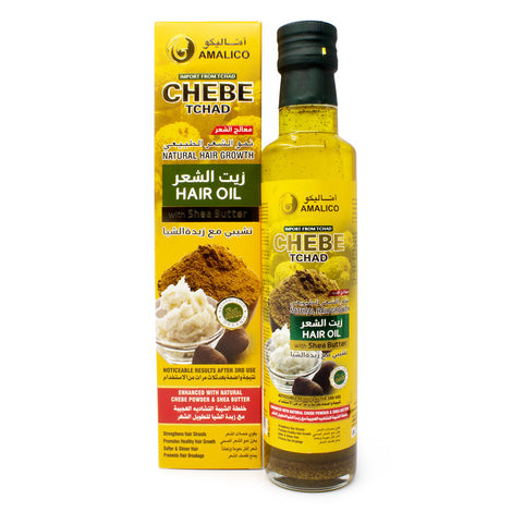 Amalico Chebe Oil For Hair Growth With SHEA BUTTER 250ML