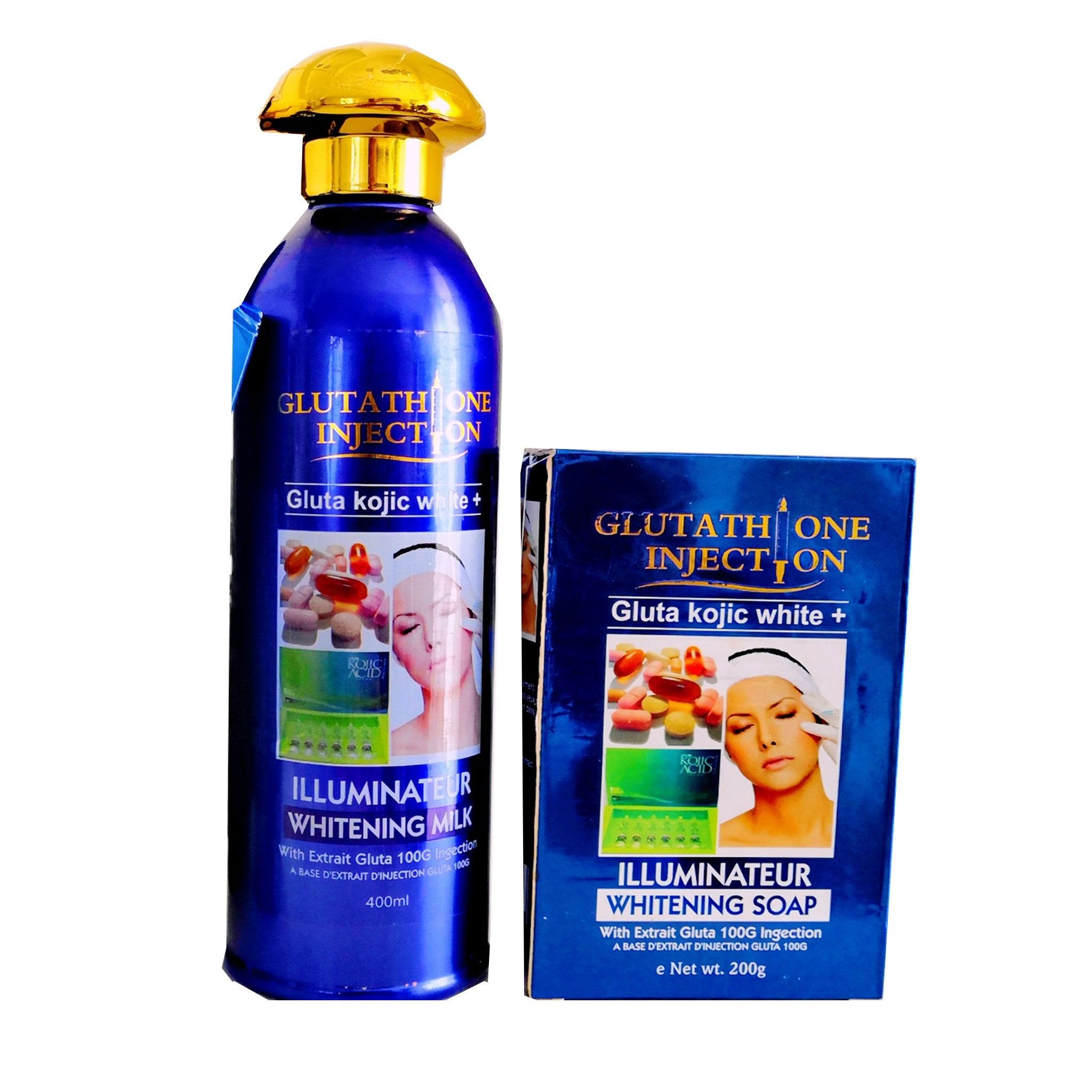 Glutathione Injection Illuminateur ( Lotion And Soap ) 2-pc Set sbbeautyplug Glutathione Injection Illuminateur ( Lotion And Soap ) 2-pc Set sbbeautyplug