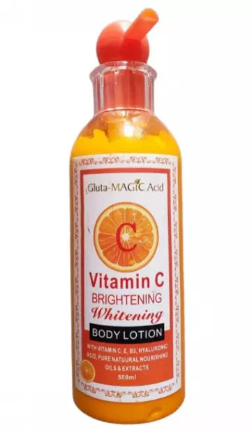 GLUTA MAGIC ACID" Vitamin C Brightening and Whitening Body Lotion