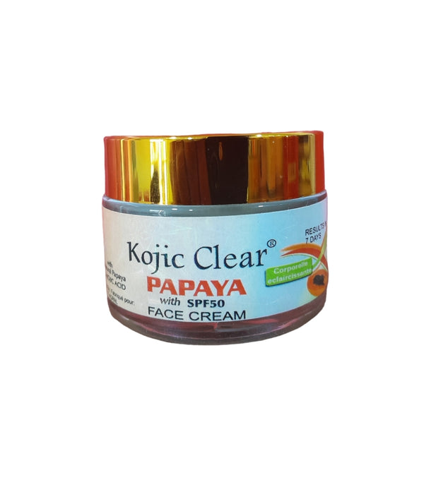 Kojic Clear Papaya With SPF50 Face Cream