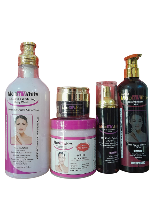 Moon White Skin Whitening Mixed Fruits Extract 5pcs Set