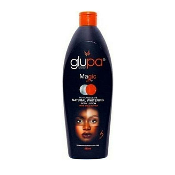 Glupa Magic Glow Hot Chocolate Natural Whitening Body Lotion - 600ml