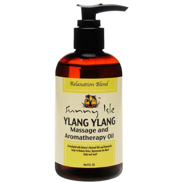 Sunny Isle Ylang Ylang Massage And Aromatherapy Oil (8oz)