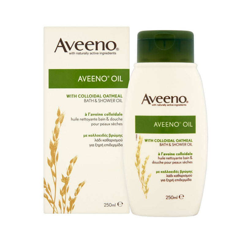 Aveeno Oil Bath & Shower Oil with Colloidal Oatmeal, 250ml