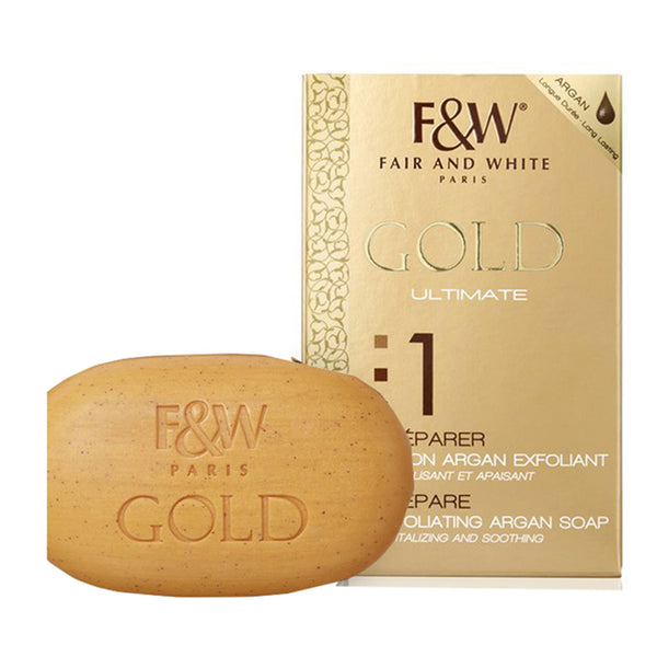 Fair and White Gold Ultimate 1 Prepare Satin Exfoliating Soap  7 oz / 200 gr