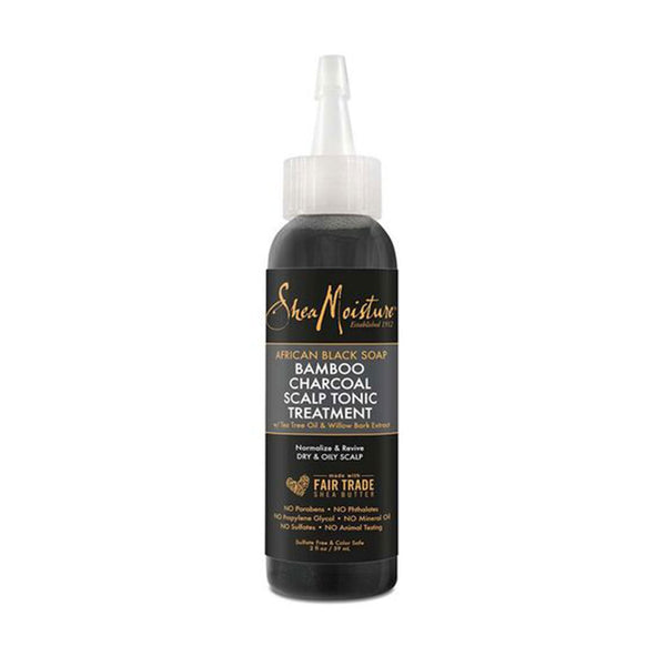 Shea Moisture African Black Soap Bamboo Charcoal Scalp Tonic Treatment