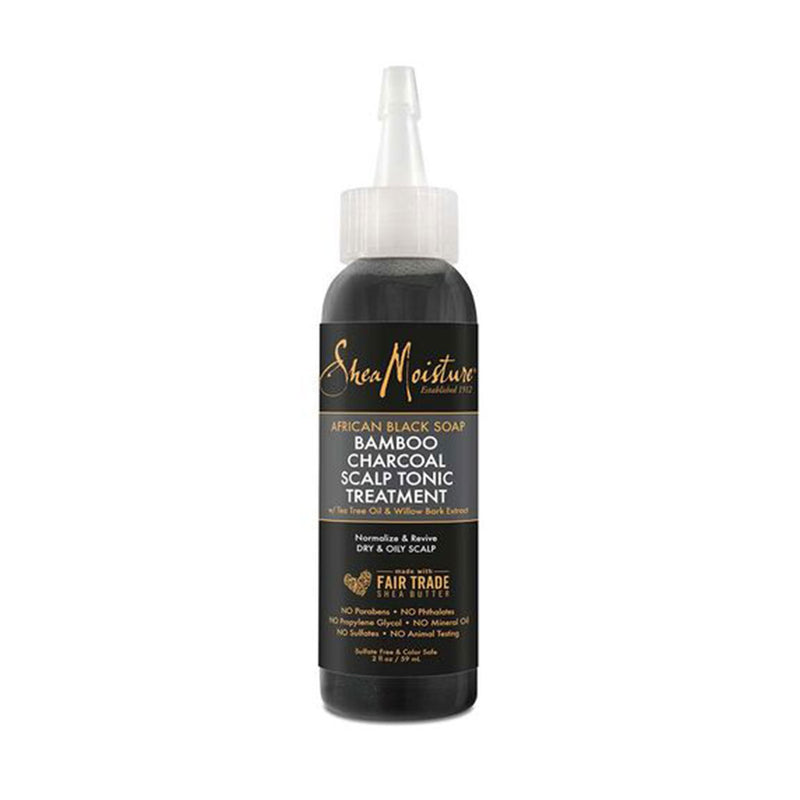 Shea Moisture African Black Soap Bamboo Charcoal Scalp Tonic Treatment