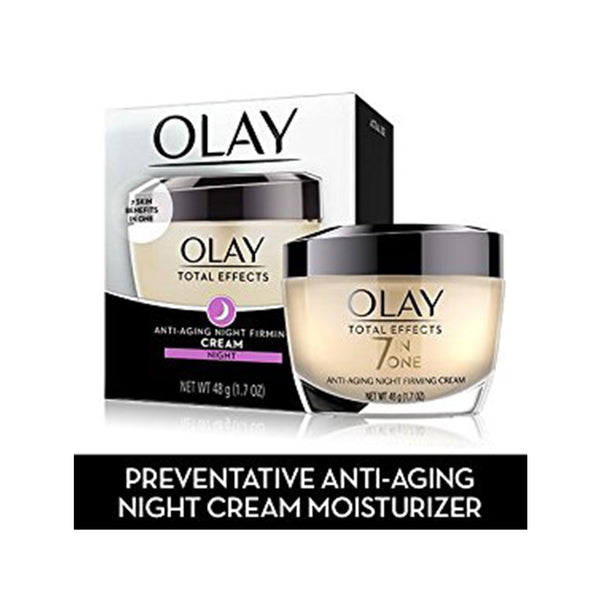 Night Cream by Olay Total Effects Anti-Aging Night Firming Cream & Face Moisturizer