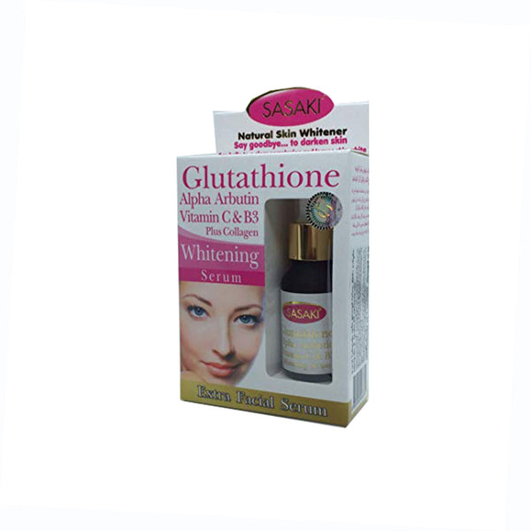 Sasaki Glutathione Alpha Arbutin Whitening Serum - 15ml sbbeautyplug Sasaki Glutathione Alpha Arbutin Whitening Serum - 15ml sbbeautyplug