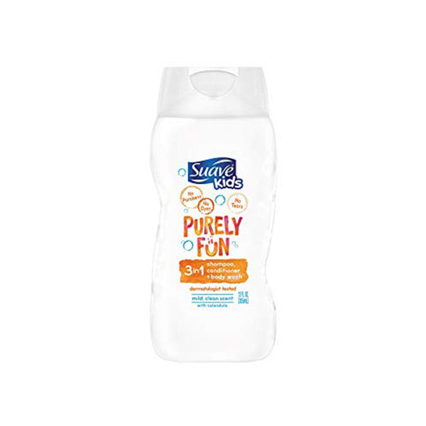 Suave Kids Purely Fun3 in 1 Shampoo Conditioner Body Wash