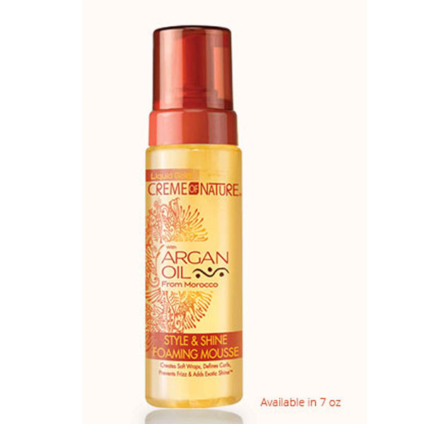 Crème Of Nature Argan Oil Style and Shine Foaming Mousse