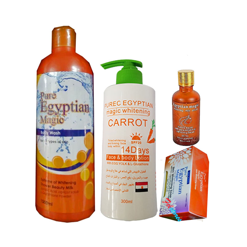 Pure Egyptian Magic Whitening Carrot 4-pc Set