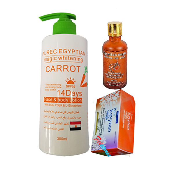 Pure Egyptian Magic Whitening Carrot 3-pc Set