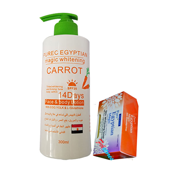 Pure Egyptian Magic Whitening Carrot  2-pc Set