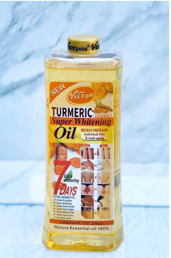 Veet Gold Turmeric Super Whitening Body Repair Oil 1000ml