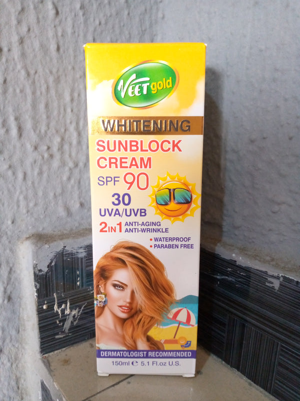 Veetgold Whitening Sunblock Cream