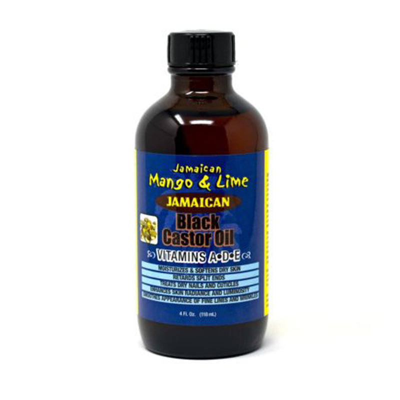 Jamaican Mango and Lime Jamaican Black Castor Oil Vitamins A D & E (4 oz)