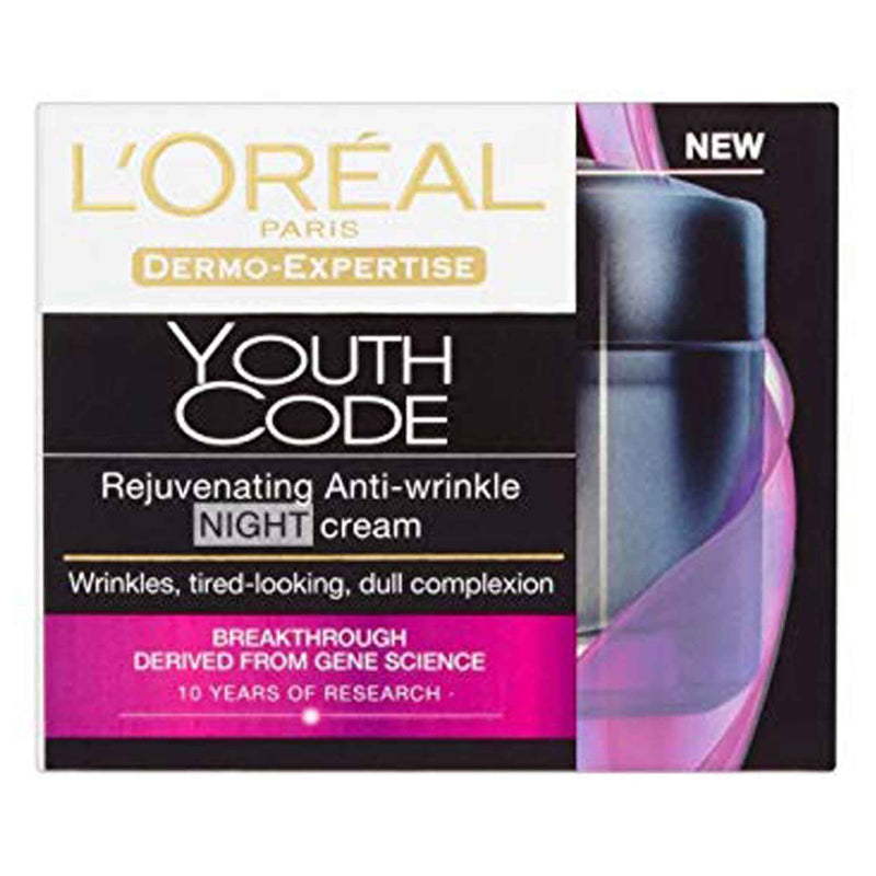 L'oreal Youth Code Rejuvenating Anti-Wrinkle Night Cream