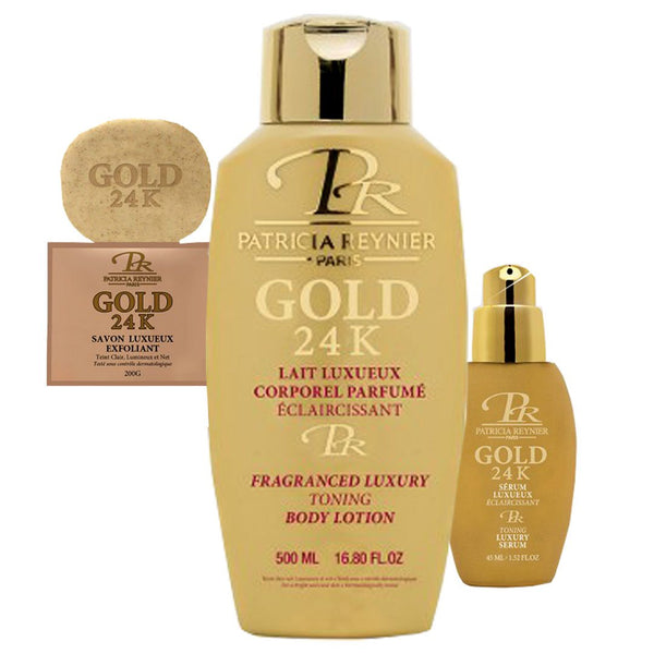 f Patricia Reynier Gold 24K 3-pc Set