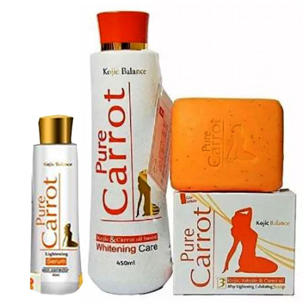 Pure Carrot Kojic  Balance Lightening 3-pc Set