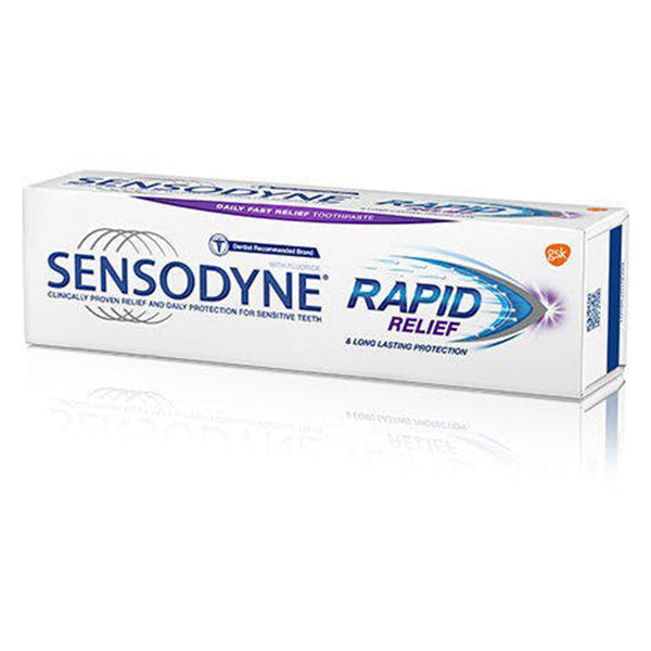 Sensodyne Rapid Relief Sensitivity Toothpaste for Sensitive Teeth, Mint.