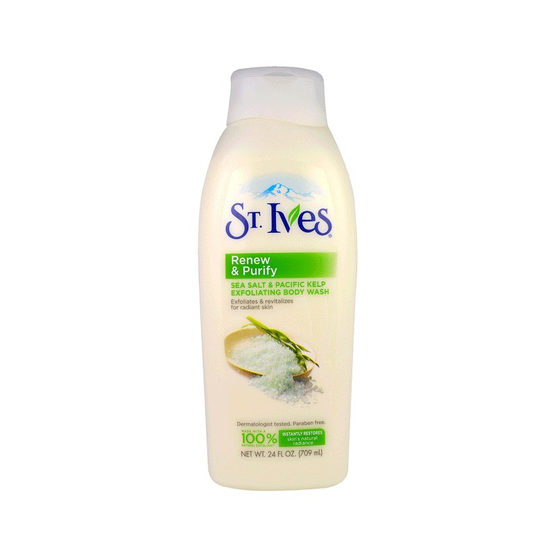 St. Ives Purifying Sea Salt & Pacific Kelp Body Wash