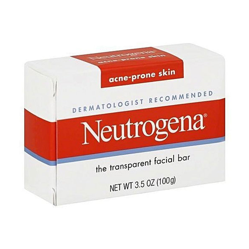 Neutrogena Facial Cleansing Bar Soap For Acne & Spot Treatment