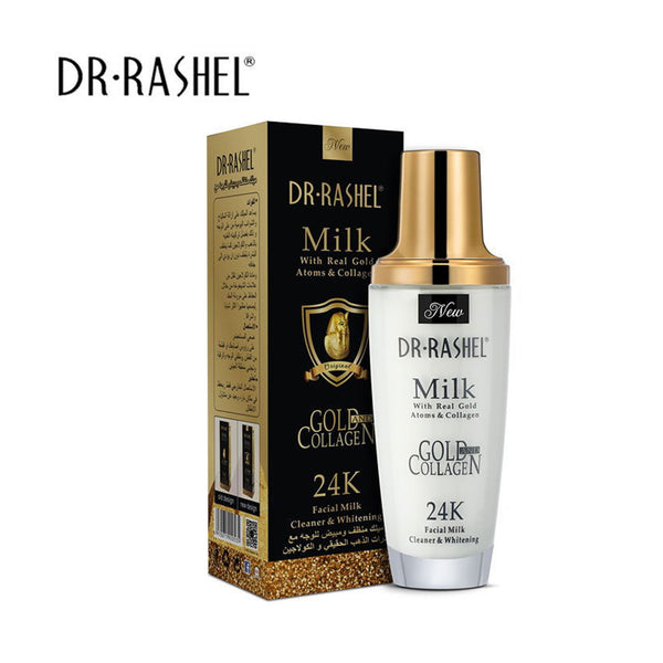 DR RASHEL Real Gold Atom collagen facial milk cleaner whitening Acne Treatment Whitening Face Ageless Skin care 100ML