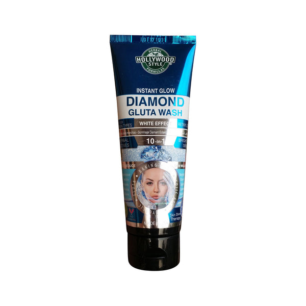 HOLLYWOOD STYLE INSTANT GLOW DIAMOND GLUTA WASH WITH WHITE EFFECT 100ML