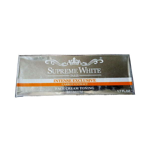 Supreme White Paris Intense Exclusive Carrot Extract Face Cream Toning 50ML