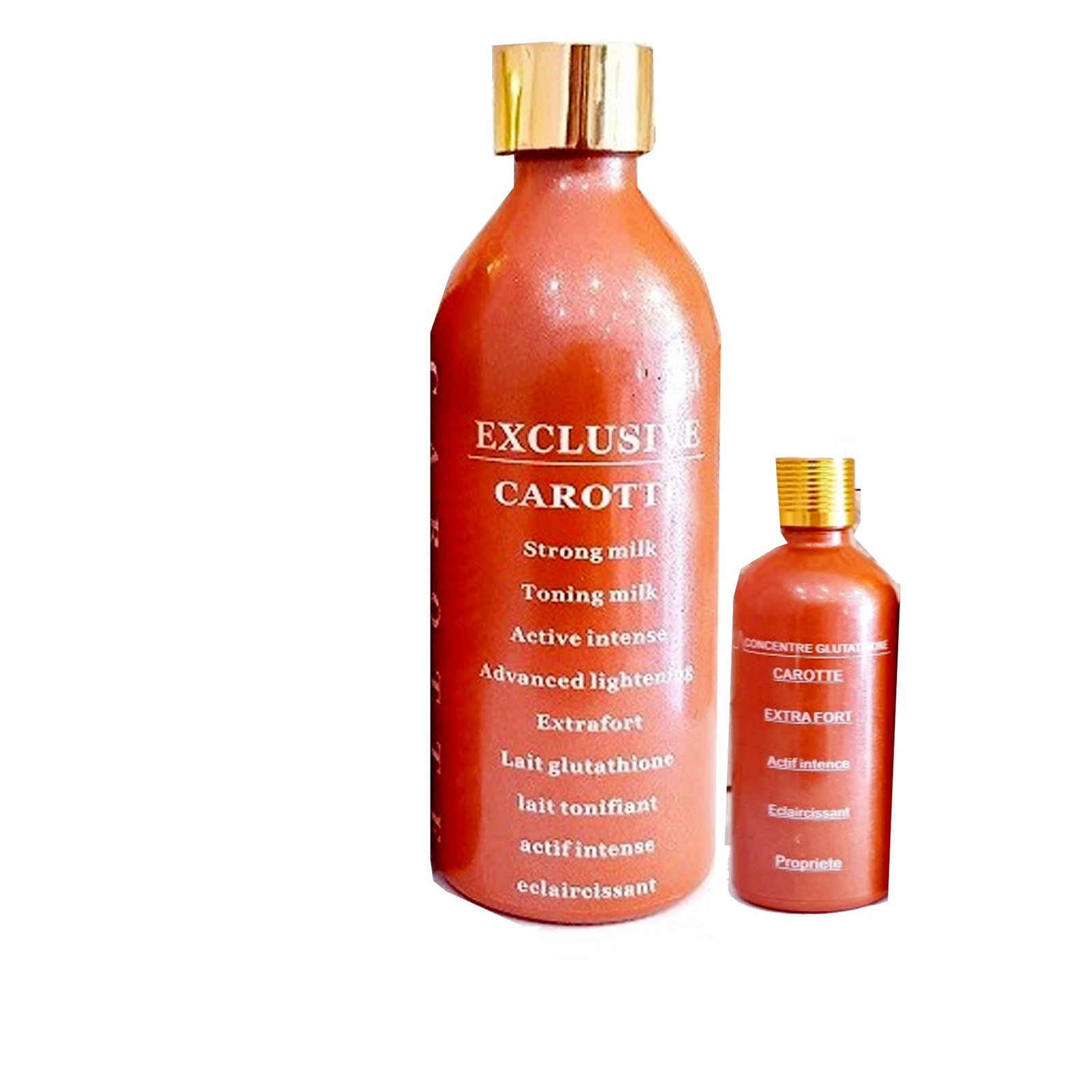 glutathion lait eclaircissant Glutathione Carotte ( Body Lotion And Serum ) 2-Pc Set vaginial cleanser detox 5 Amino 1MQ absorbing formula Volume:30ml