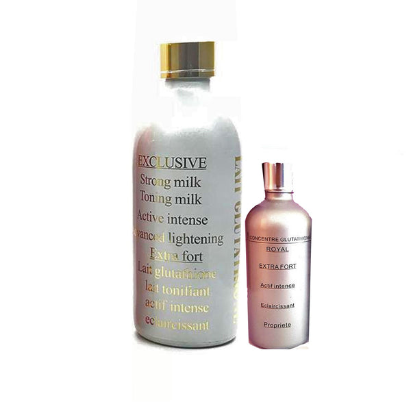 Lait Glutathione Royal ( Body Lotion And Serum ) 2-Pc set – sbbeautyplug