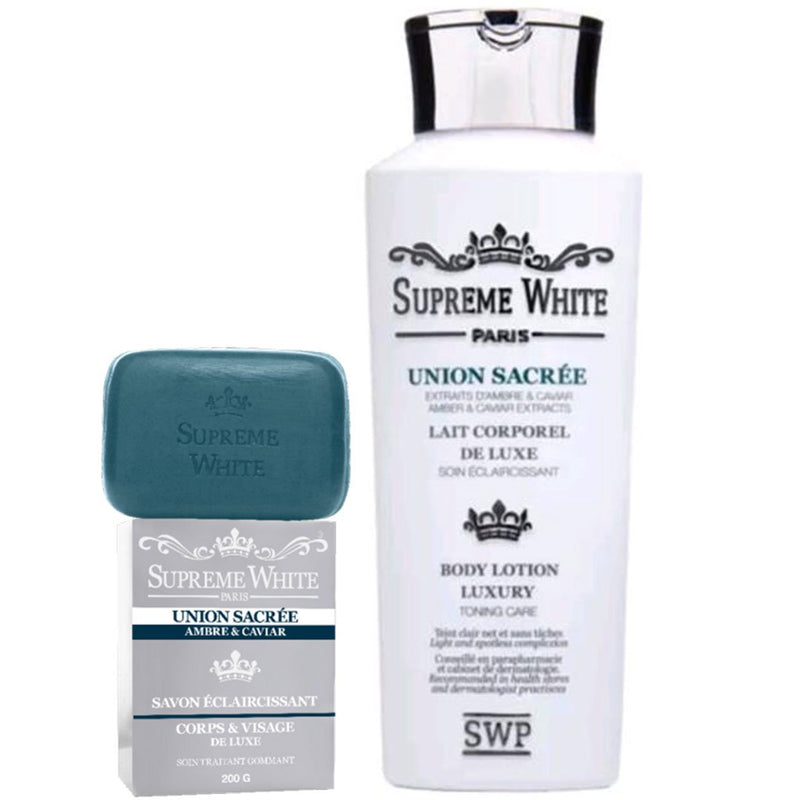 Supreme White Union Sacree 2-pc Lotion