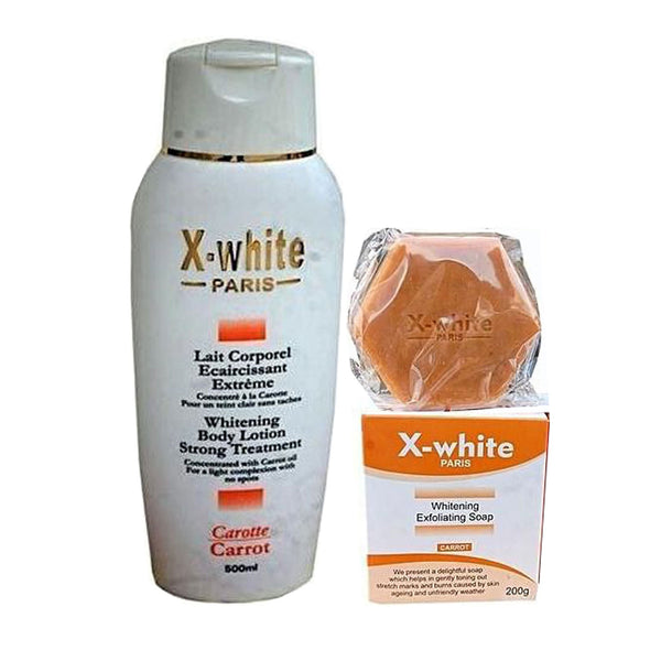 X White Whitening Body Lotion 2-pc Set