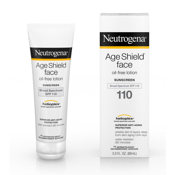 Neutrogena  Age Shield® Face Oil-Free Lotion Sunscreen Broad Spectrum SPF 110