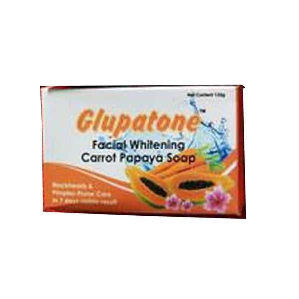 Glupatone Facial Whitening Carrot Papaya Soap