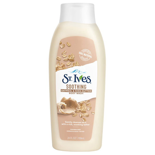 St. Ives Oatmeal and Shea Butter Body Wash, 24 oz