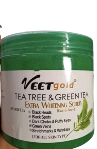 Veetgold Tea Tree & Green Tee Scrub