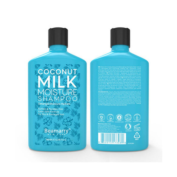 Natural Organic Coconut Milk Moisturize Hair Shampoo for Damaged Hair
