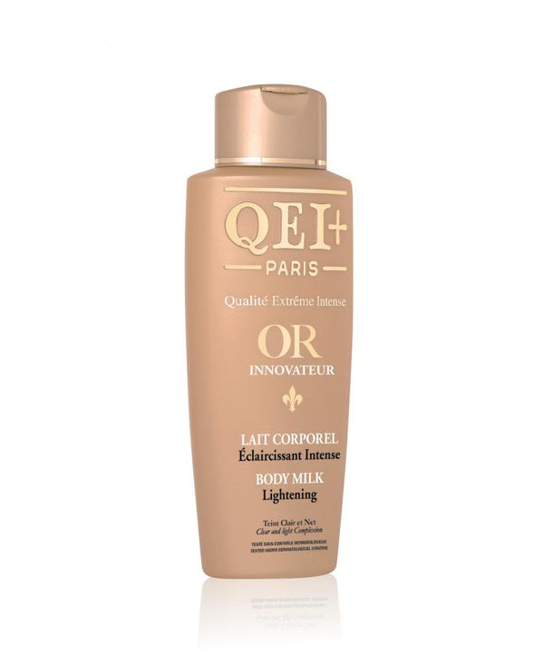 QEI GAMME BODY LIGHTENING LOTION INTENSE GOLD