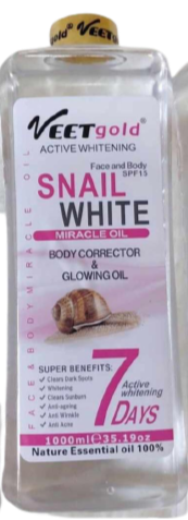 Veet Gold Snail White Miracle Correcting and Glowing Oil