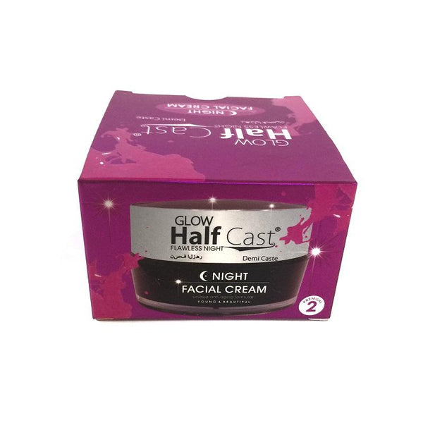 Glow Half Caste Facial Night Cream