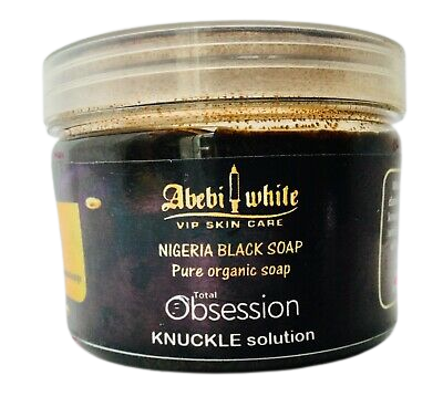 Abebi White Nigeria Black Soap Pure Organic Soap Total Obsession Knuckle Solution