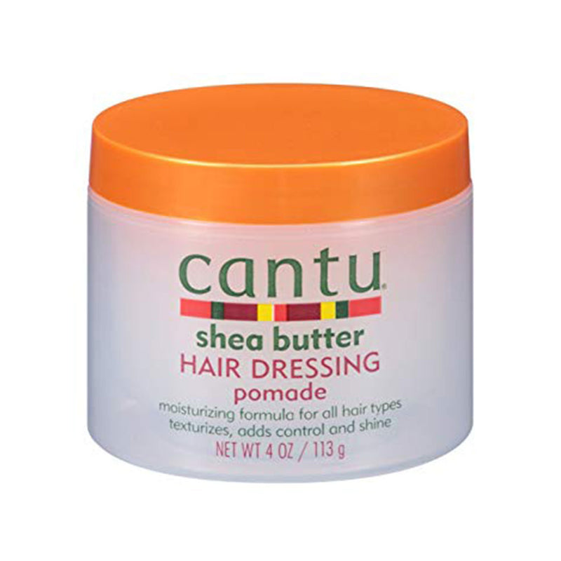 Cantu Shea Butter Hair Dressing Pomade 4 Ounce Jar (118ml) (2 Pack)