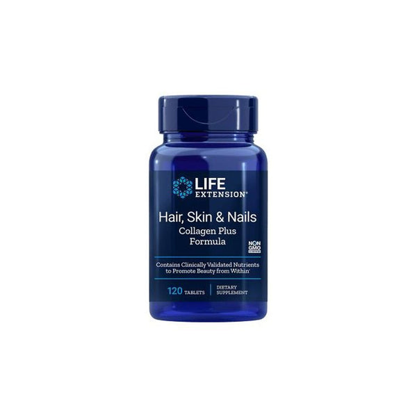 Life Extension Hair, Skin, & Nails Collagen Plus Formula - 120 Tabs