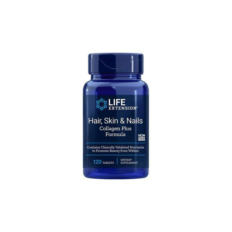 Life Extension Hair, Skin, & Nails Collagen Plus Formula - 120 Tabs