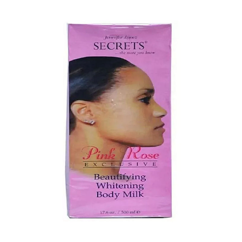 Jennifer Lopez Secrets Pink Rose Beautifying Whitening Body Milk Lotion