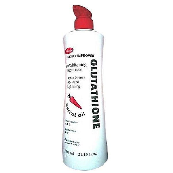 Glutathione Improved Glutathione Skin Whitening Lotion With Carrot Oil, Vitamin C And E. 