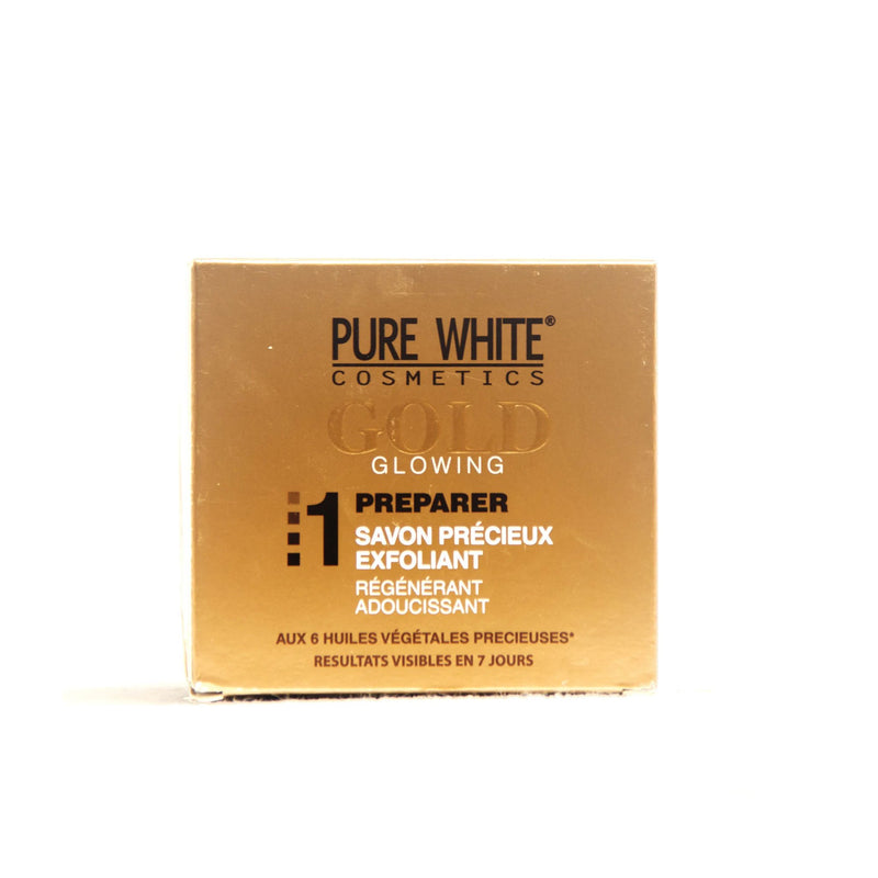 Pure White Gold Glowing Precious Exfoliating Soap-150g