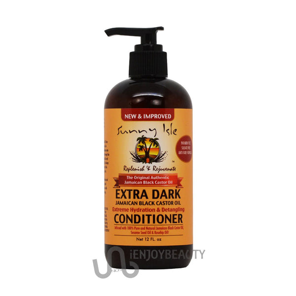 SUNNY ISLE EXTRA DARK JAMAICAN BLACK CASTOR OIL EXTREME HYDRATION & DETANGLING CONDITIONER (12 OZ.)